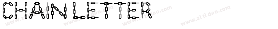 Chain Letter字体转换